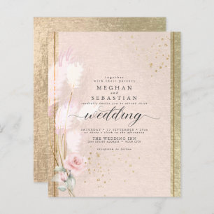 Mooie budgettaire blush Rosegold Pampas Grass