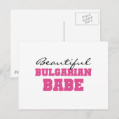Mooie Bulgaarse baby Briefkaart (Voorkant / Achterkant)