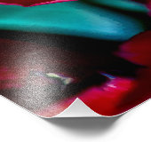 Mooie bundel rode rozen foto afdruk (Hoek)