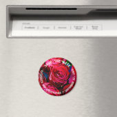 Mooie bundel rode rozen magneet (Insitu (Vaatwasser))