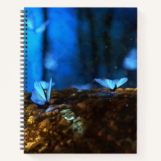 Mooie Butterflies in een Meadow Journal Notitieboek