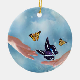 Mooie Butterflies Keramisch Ornament