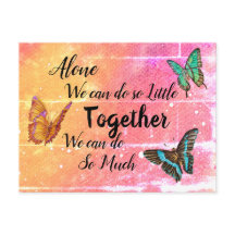 Mooie Butterflies Roze Oranje Motivatie