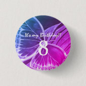 Mooie Butterfly Button Het is mijn verjaardag 8 (Voorkant)