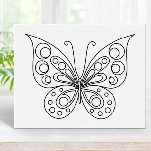 Mooie Butterfly-kleurpagina Poster