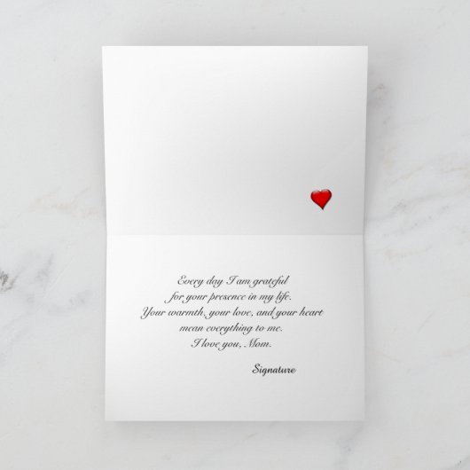 Mooie Butterfly-Moederdag Kaart (Binnen)