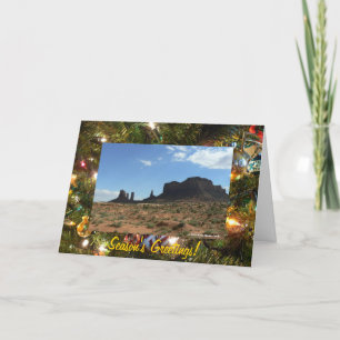 Mooie Buttes-Season's Groetjes Feestdagen Kaart