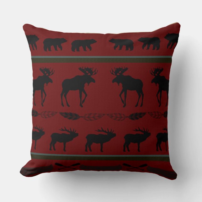 Mooie Cabin Pillow van Leslie Harlow Kussen (Voorkant)