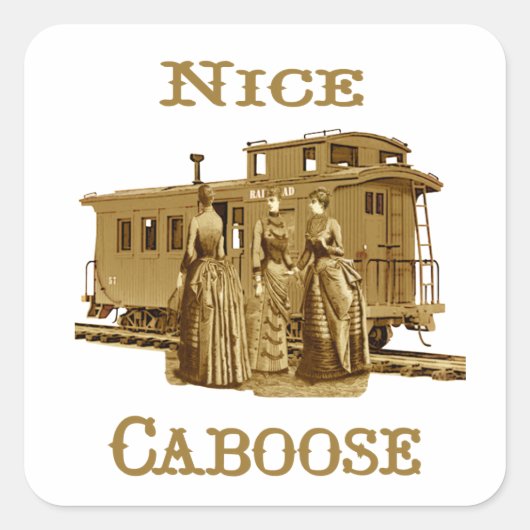 Mooie Caboose Stickers (Voorkant)