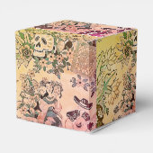 Mooie cactus en schedels van de Mexicaanse Mexicaa Bedankdoosjes (Achterkant)