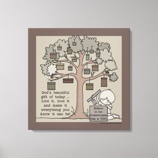 Mooie cadeau canvas afdruk (Voorkant)