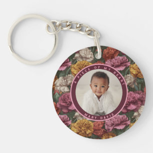 Mooie Cadeaus Voor Collega's Foto Anjer Sleutelhanger