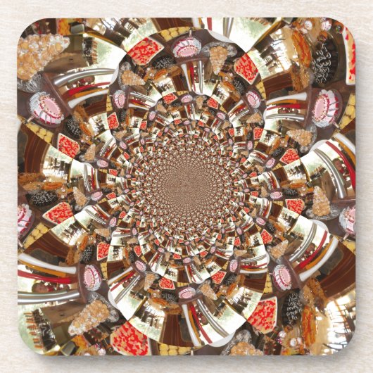 Mooie Cakes en desserts Bier Onderzetter (Voorkant)