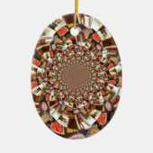 Mooie Cakes en desserts Keramisch Ornament (Voorkant)