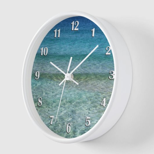 Mooie Calm Caribbean Zee White Numbers (Hoek)