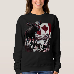 Mooie Canada. Canadese vlag. Canadese eland. T Trui