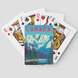 Mooie Canadese Bergen Speelkaarten