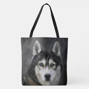Mooie Canvas tas van Siberian Husky