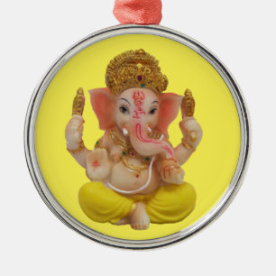 mooie Car Hindu God Ganesh die hangt Metalen Ornament