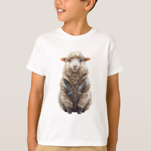 Mooie Cardigan Lammetje Kinderen T-shirt