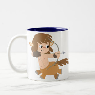 Mooie Cartoon Centaur Schutter Mok