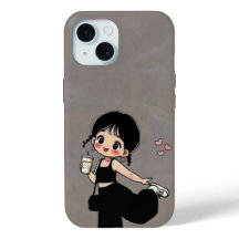 Mooie Cartoon Meisje Phonehoesje