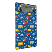 Mooie Cartoon Voertuigen Patroon Mini Klembord (Schuin)