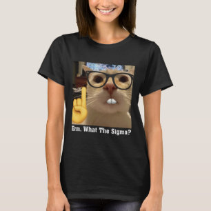 Mooie Cat Meme Clic Art Schattige Kitten Erm T-shirt