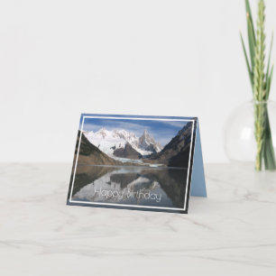 Mooie Cerro Torre, Patagonië, Mountain Uitzicht Kaart
