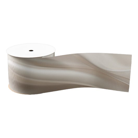 Mooie Champagne Gouden Romantische Nep Satijnen Br Grosgrain Lint (Spoel)