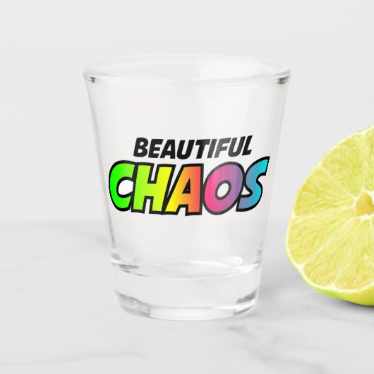 Mooie Chaos Shot Glas (Voorkant)