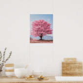 Mooie Cherry Blossom-boom Poster (Keuken)