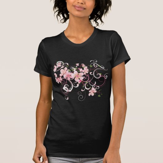 Mooie Cherry Blossom T-shirt (Voorkant)