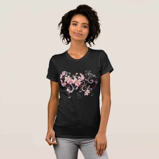 Mooie Cherry Blossom T-shirt (Voorkant volledig)