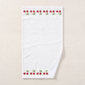 Mooie Cherry Fruits op White Bath Towel Set Bad Handdoek (Handdoek)