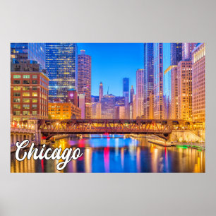 Mooie Chicago, Illinois, Verenigde Staten Poster