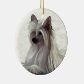 Mooie Chinese kruitpooep Keramisch Ornament (Rechts)