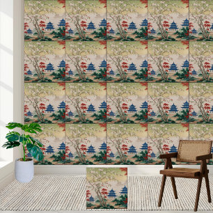 Mooie Chinoiserie Botanische Tegel Tegeltje