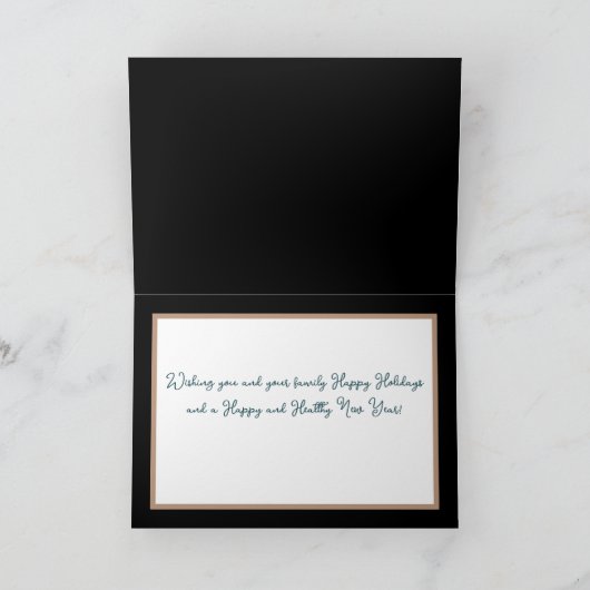 Mooie chique bloemenboeket witte bloem vakantie kaart (Binnen)