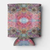 Mooie chique bloementuin Waterverf schilderij Blikjeskoeler (Voorkant)