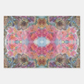 Mooie chique bloementuin Waterverf schilderij Inpakpapier Vel (Voorkant 3)