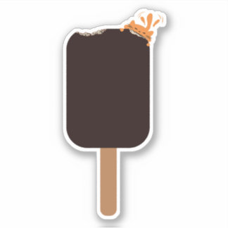 Mooie Chocolade Ijs Met Sinaaspoes Sticker