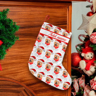 Mooie Chow Chow Hond Kerst Patroon Kleine Kerstsok