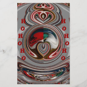 Mooie Christmas Hearts Vakantie Seizoen Kleuren Briefpapier