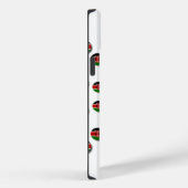 Mooie cirkelvormige Keniaanse vlag: een radiaal on Case-Mate iPhone Case (Achterkant / Rechts)