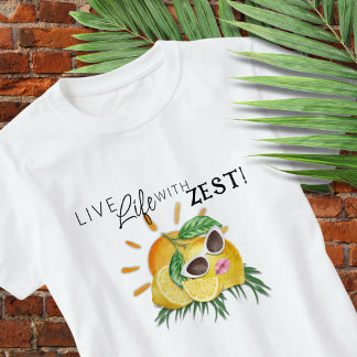 Mooie citroenschil T-shirt