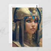Mooie Cleopatra Briefkaart (Voorkant / Achterkant)