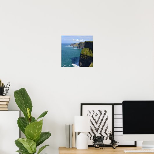 Mooie Cliffs van Moher Poster (Thuiskantoor)