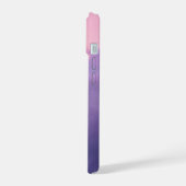 Mooie Cloud Telefoon Case (Roze/Paarse) iPhone 15 Hoesje (Linkerkant)