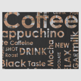 Mooie Coffee Espresso Cappucino Kitchen Drink Tissuepapier